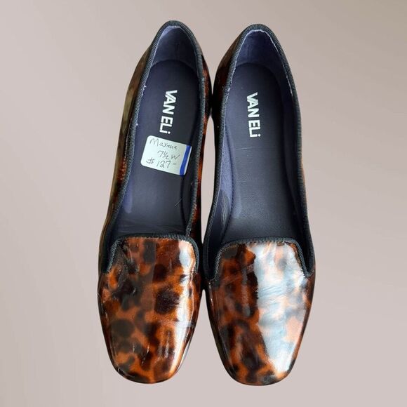 Vaneli Maxene Women’s Lightweight Brown Leather  Flats / SZ: 7.5W - Picture 1 of 10
